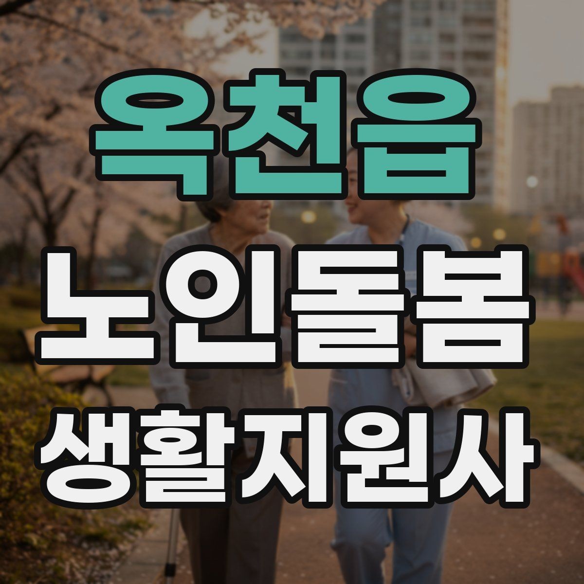 옥천읍 노인돌봄생활지원사 자격증 상처 멍 출혈 발생 시 초기 대응