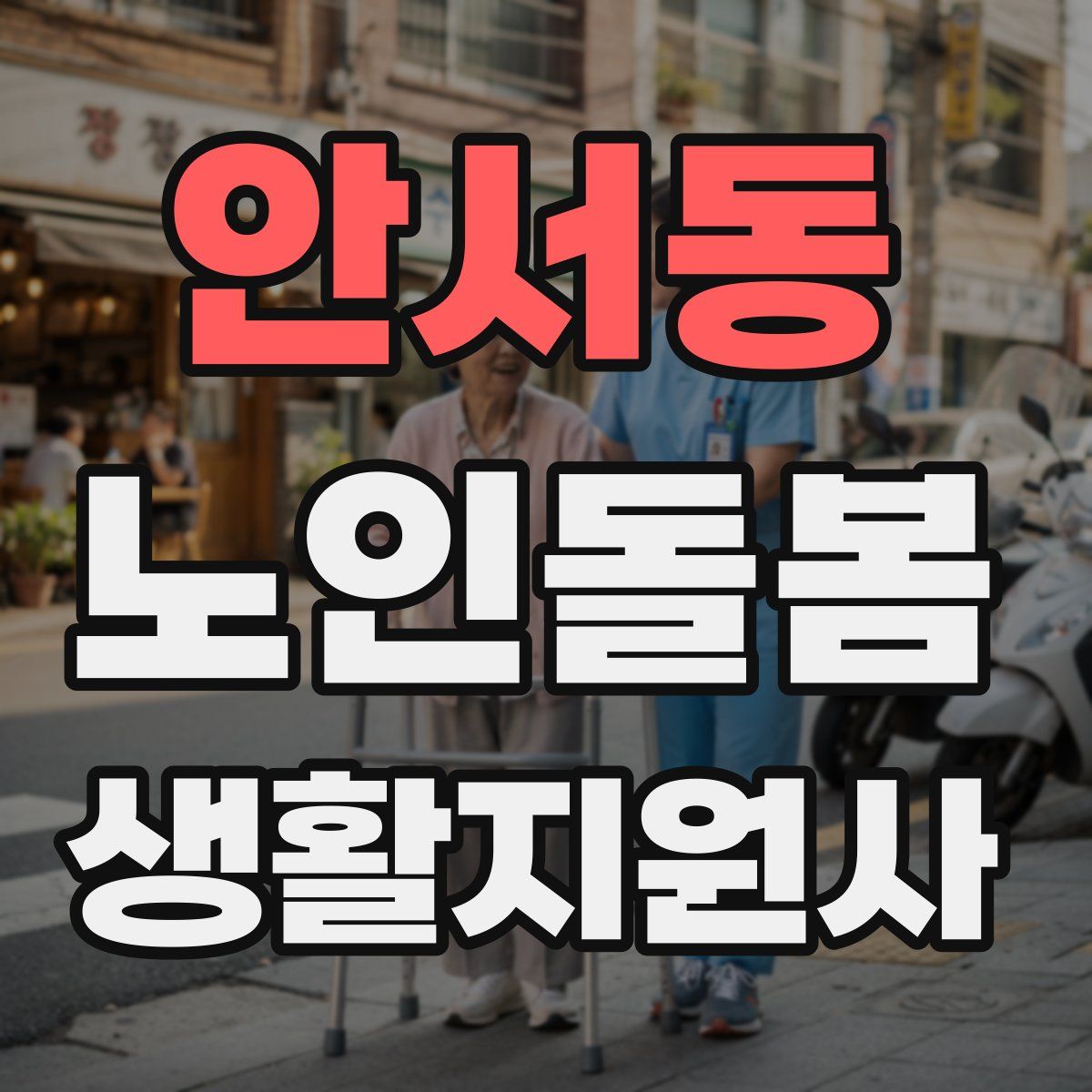 안서동 노인돌봄생활지원사 자격증