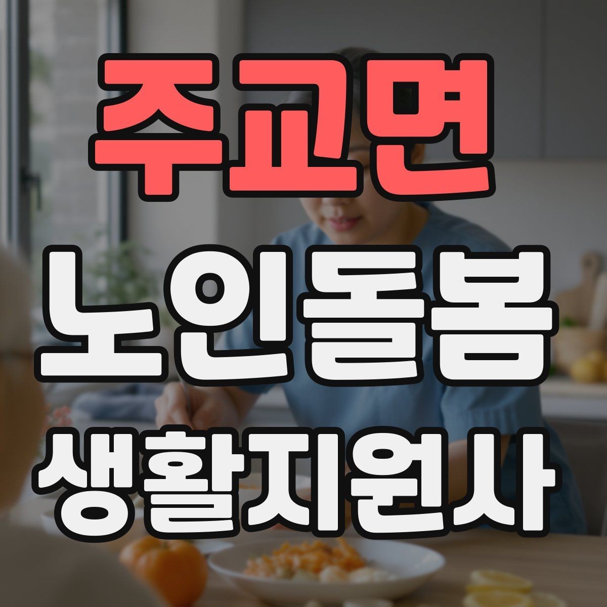 주교면 노인돌봄생활지원사 자격증 시험 방식과 준비 순서 정리