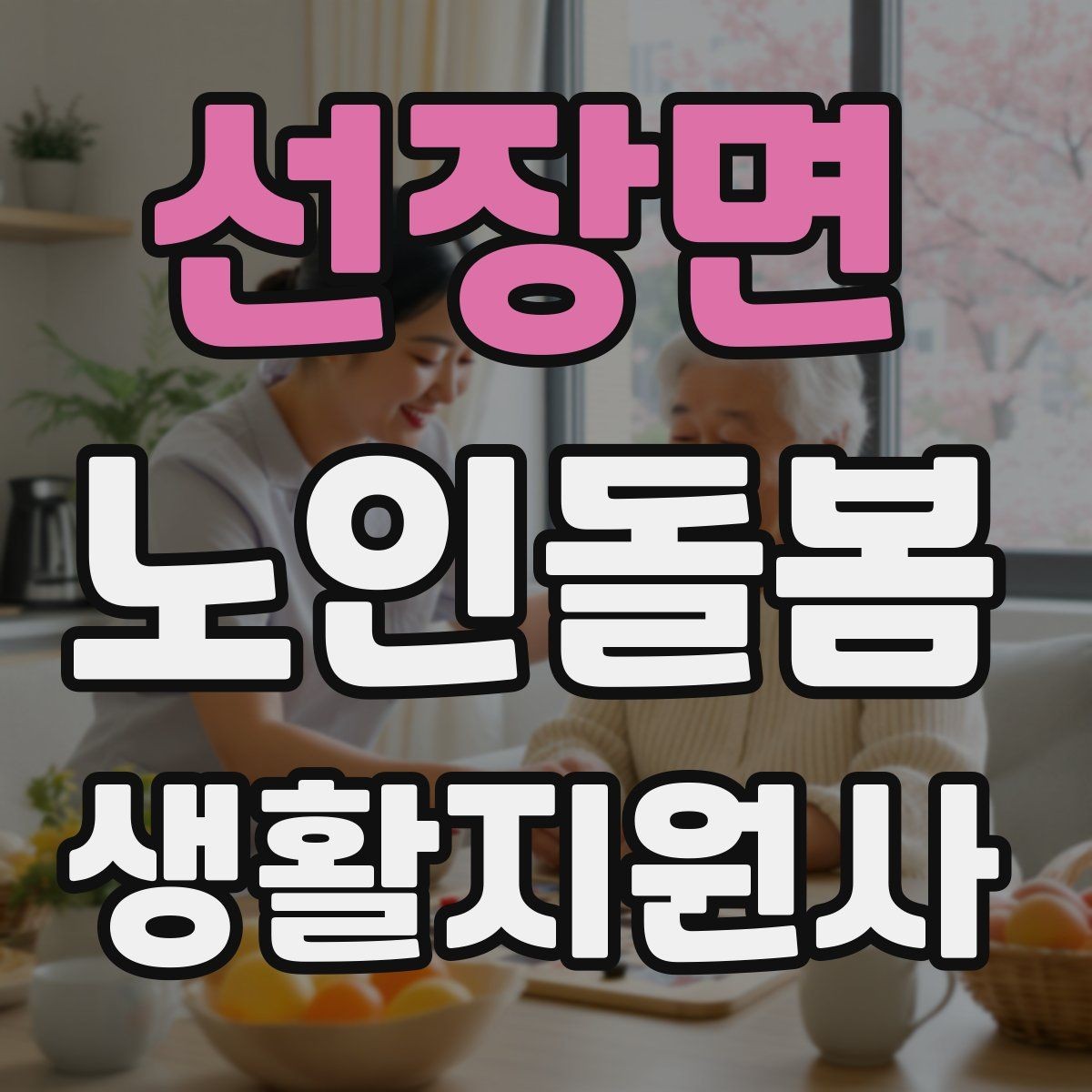 선장면 노인돌봄생활지원사 자격증 불안 초조를 줄이는 안정화 대화법