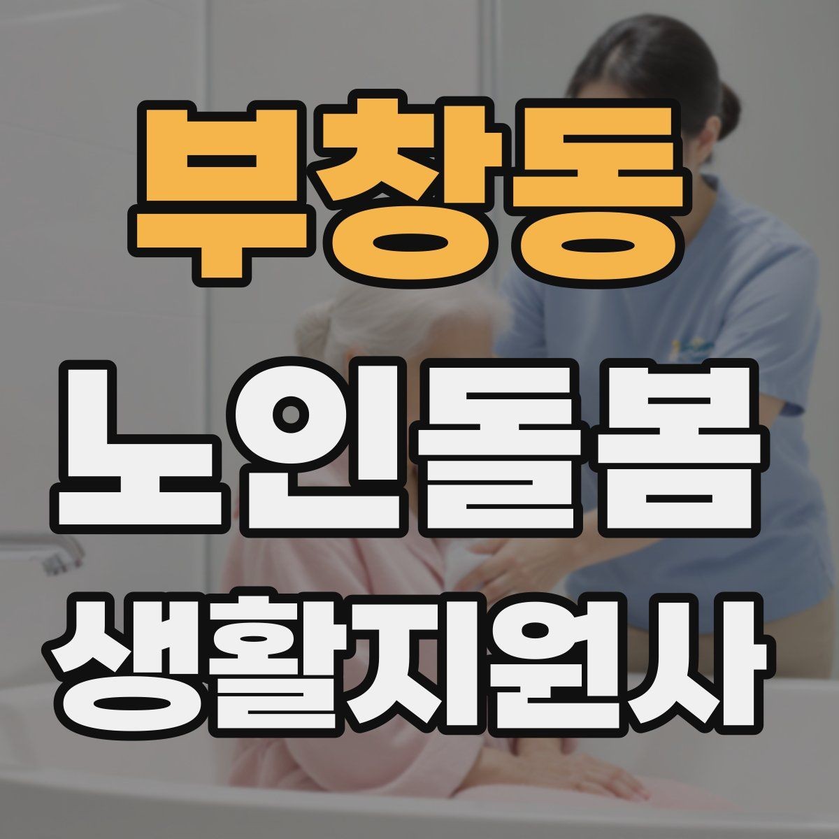 부창동 노인돌봄생활지원사 자격증 약 봉투가 많을 때 정리하는 요령