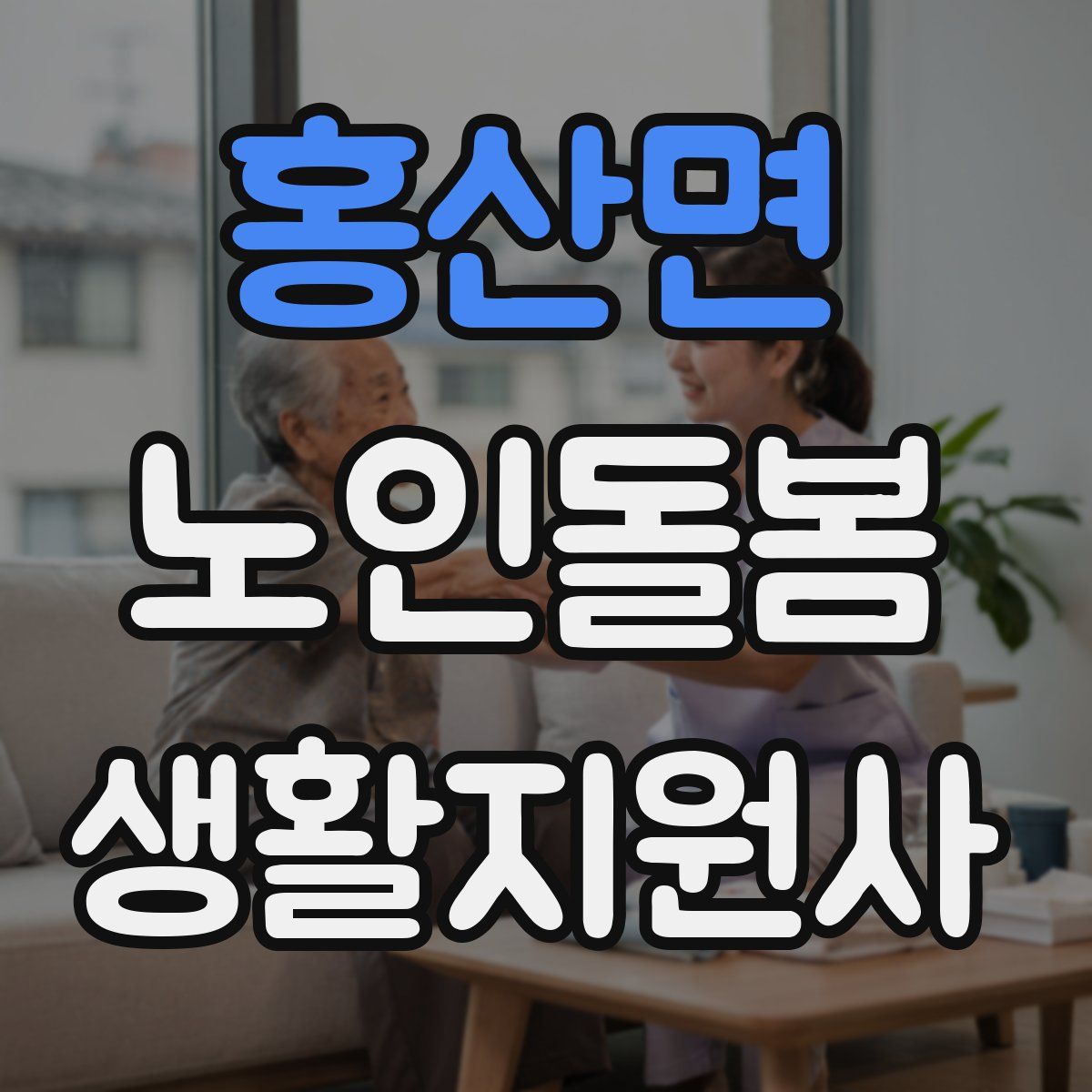 홍산면 노인돌봄생활지원사 자격증