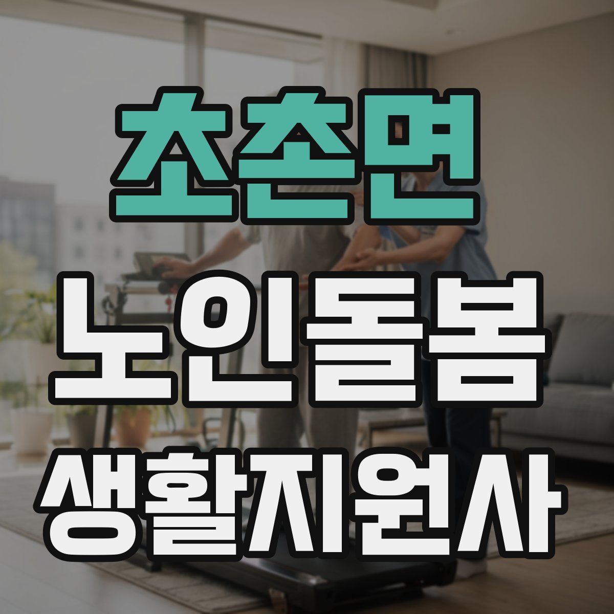 초촌면 노인돌봄생활지원사 자격증