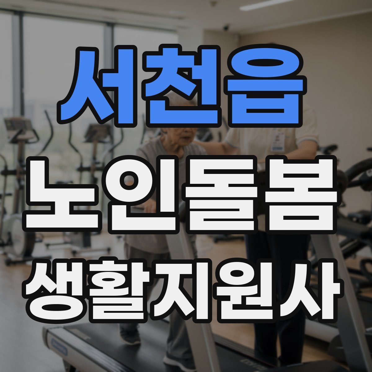 서천읍 노인돌봄생활지원사 자격증