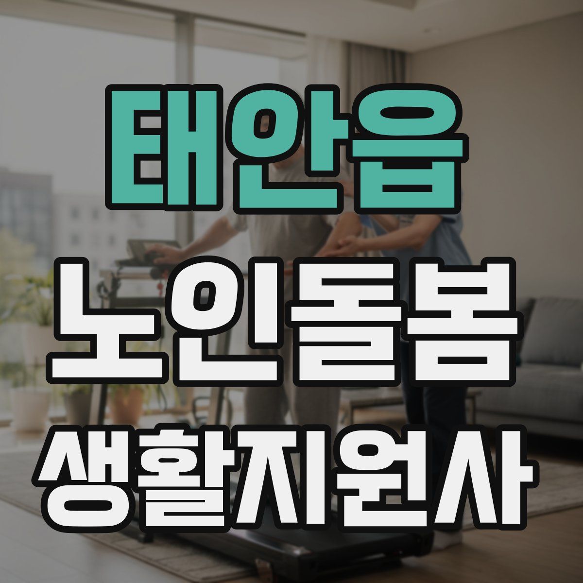 태안읍 노인돌봄생활지원사 자격증