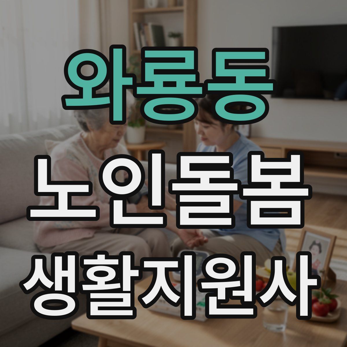 와룡동 노인돌봄생활지원사 자격증