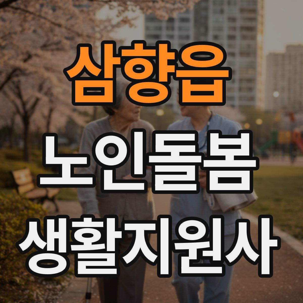 삼향읍 노인돌봄생활지원사 자격증