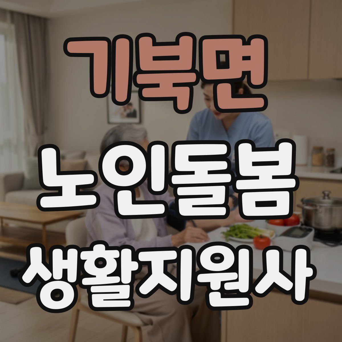 기북면 노인돌봄생활지원사 자격증