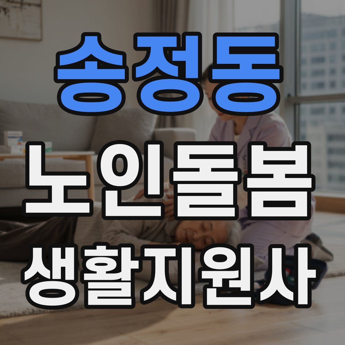 송정동 노인돌봄생활지원사 자격증
