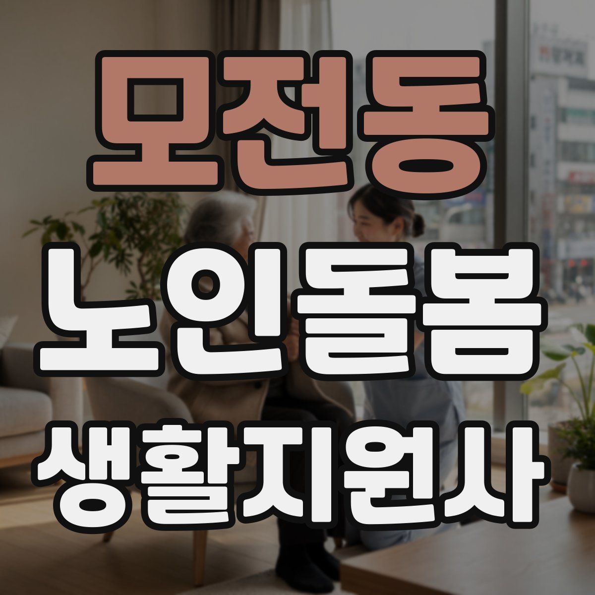 모전동 노인돌봄생활지원사 자격증