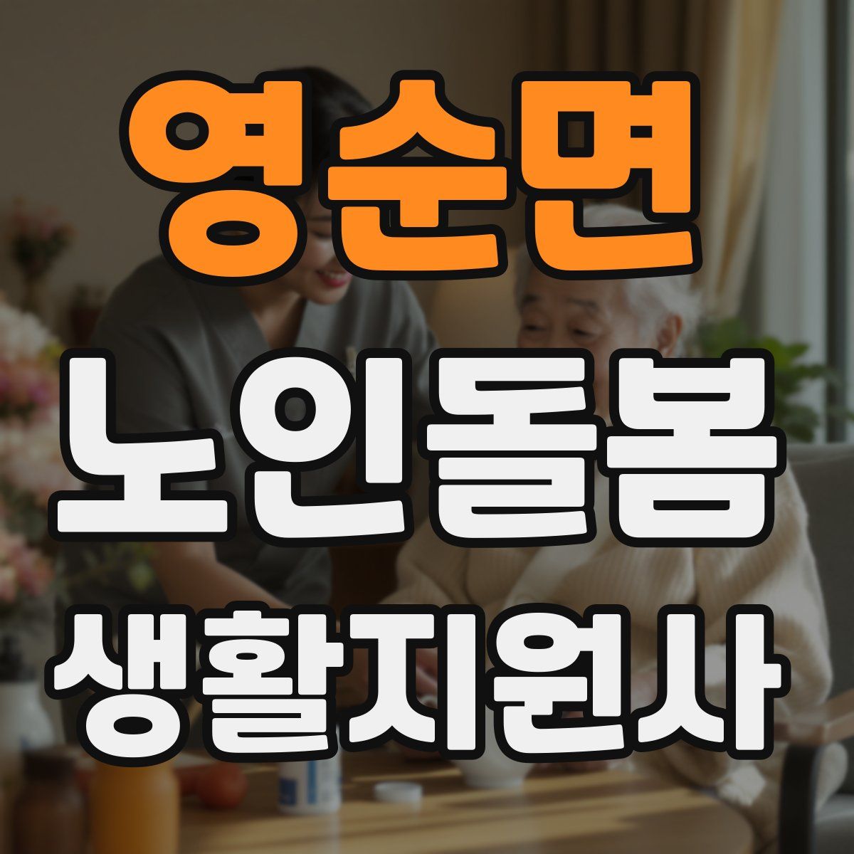 영순면 노인돌봄생활지원사 자격증