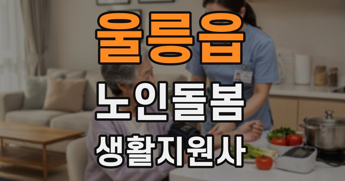 울릉읍 노인돌봄생활지원사 자격증