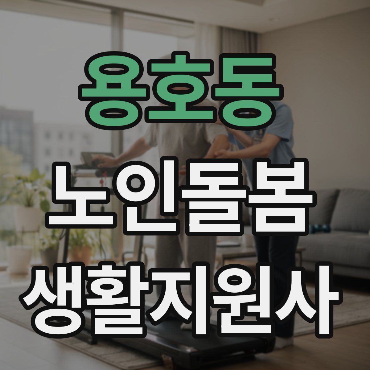 용호동 노인돌봄생활지원사 자격증