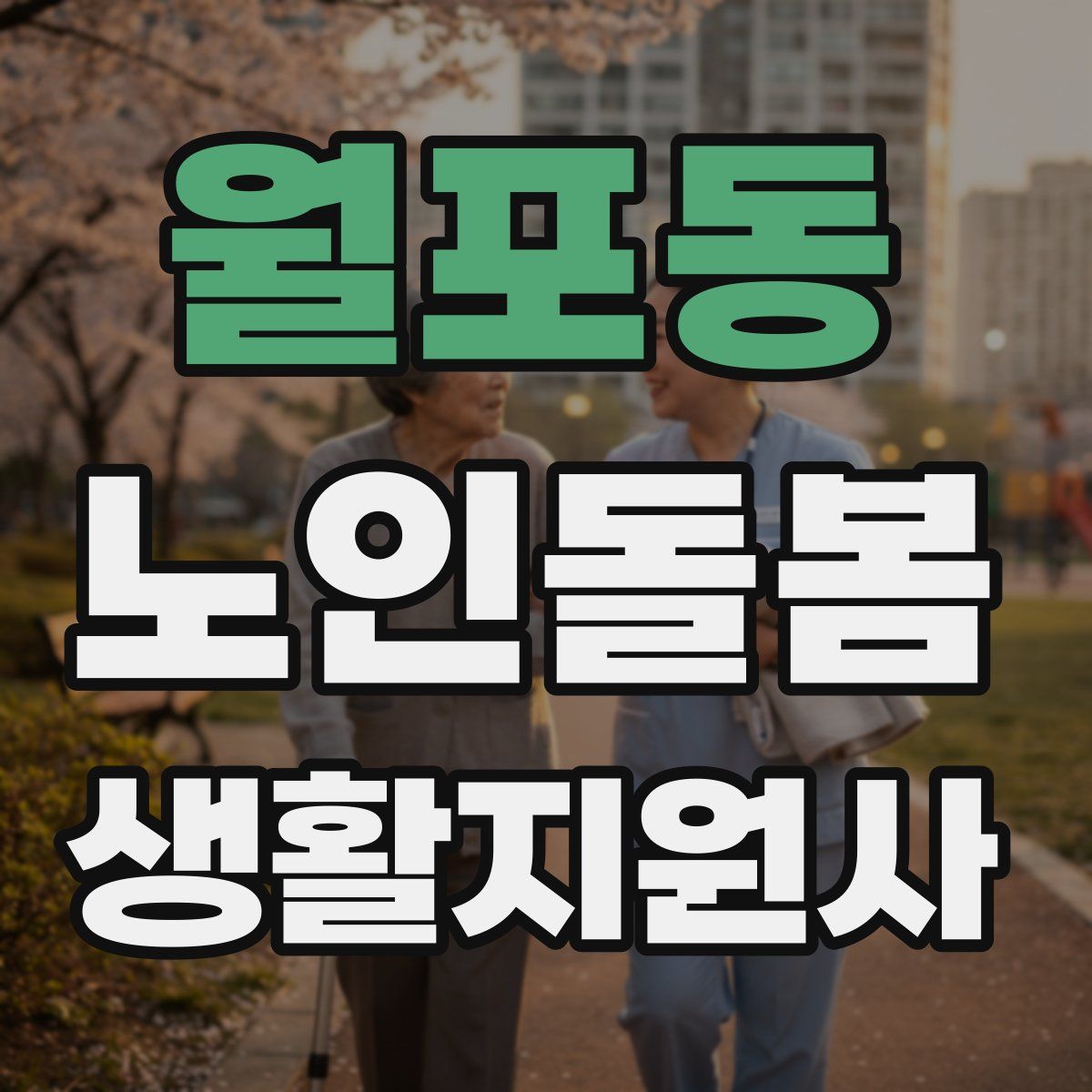 월포동 노인돌봄생활지원사 자격증