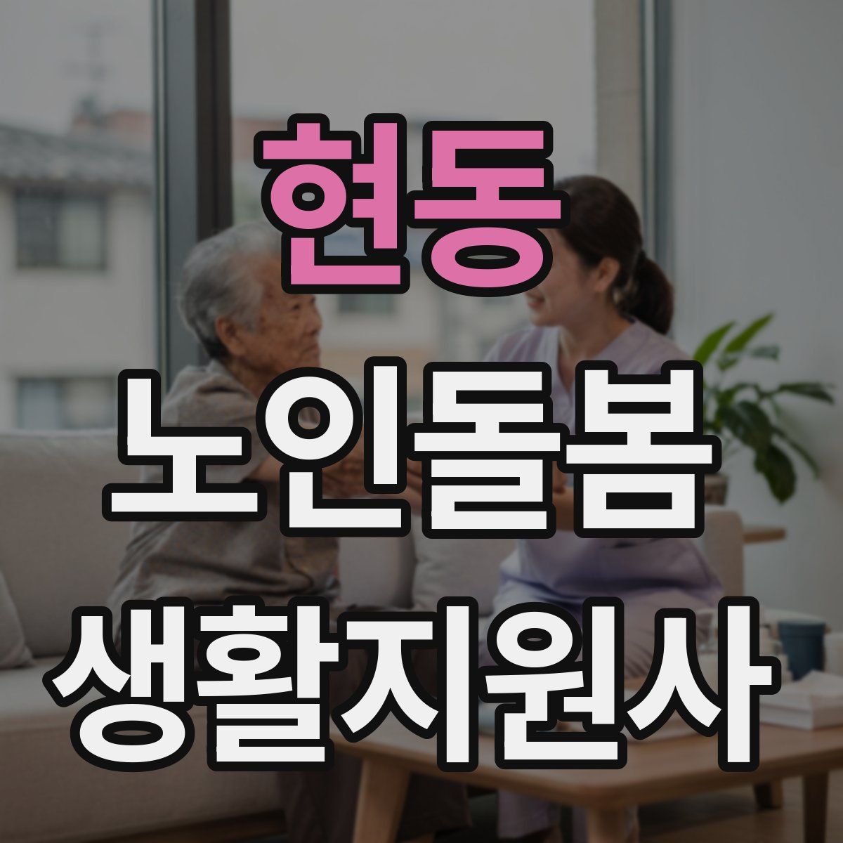 현동 노인돌봄생활지원사 자격증