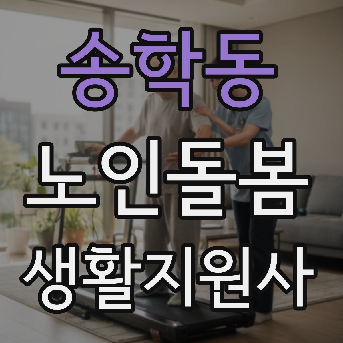 송학동 노인돌봄생활지원사 자격증