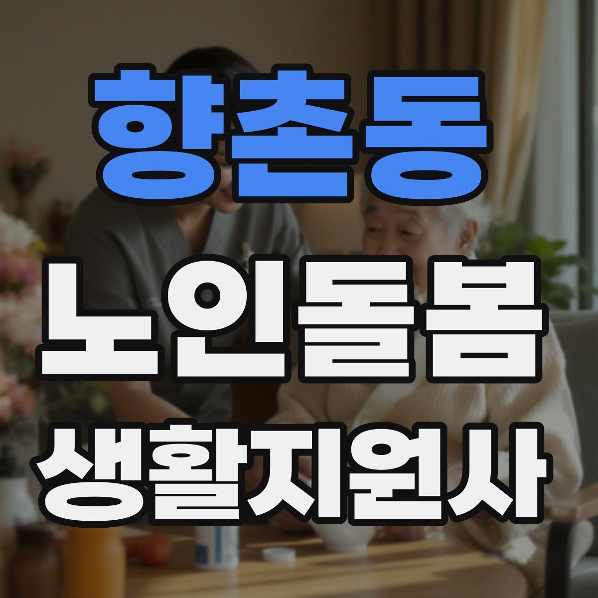 향촌동 노인돌봄생활지원사 자격증