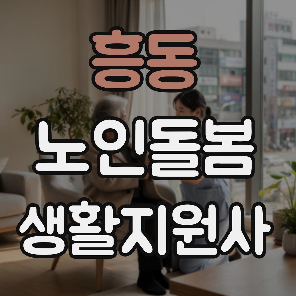 흥동 노인돌봄생활지원사 자격증