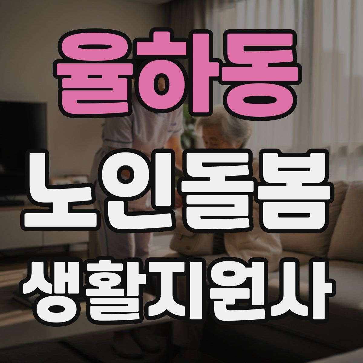 율하동 노인돌봄생활지원사 자격증 시험 방식과 준비 순서 정리