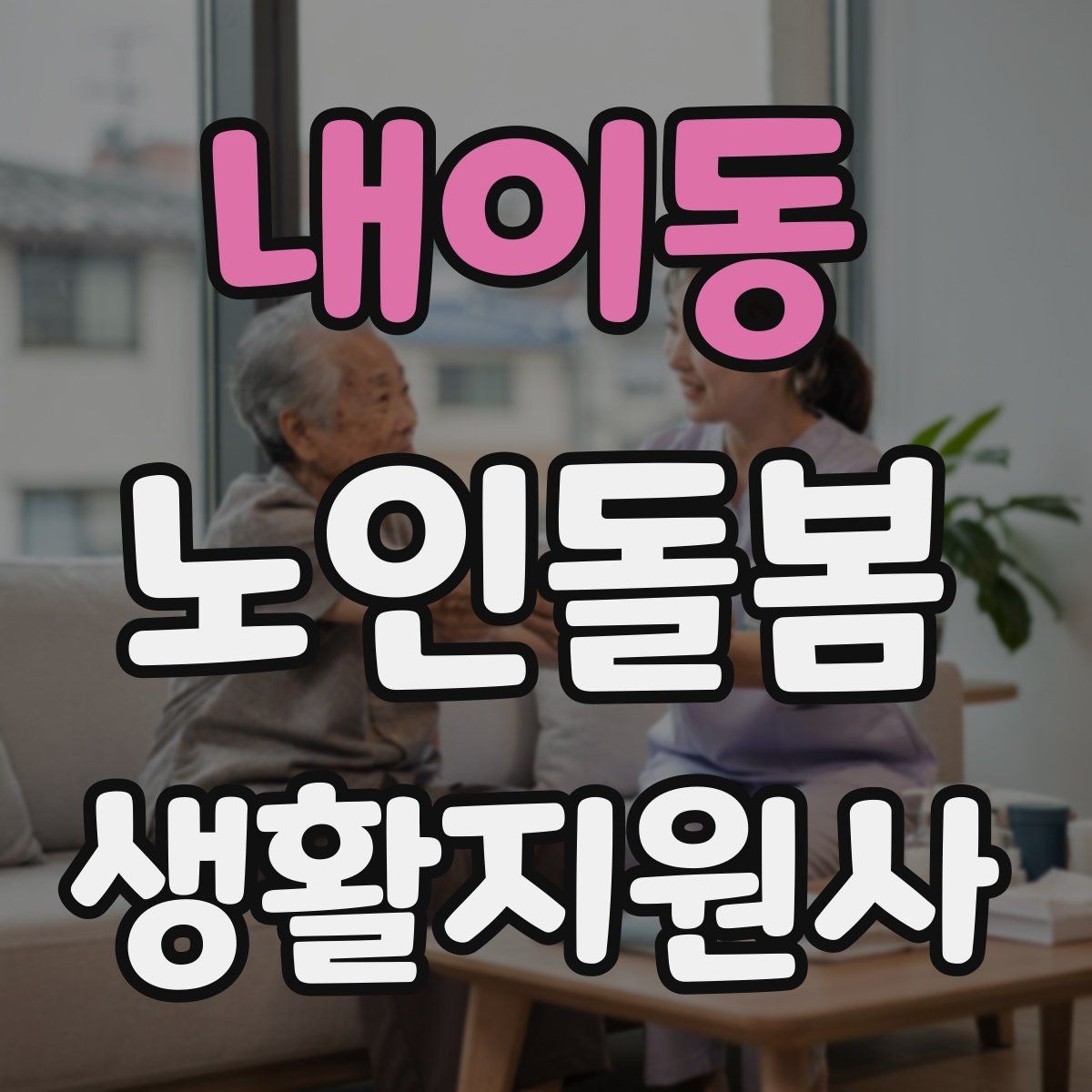 내이동 노인돌봄생활지원사 자격증 한 번에 이해하는 업무 핵심 정리