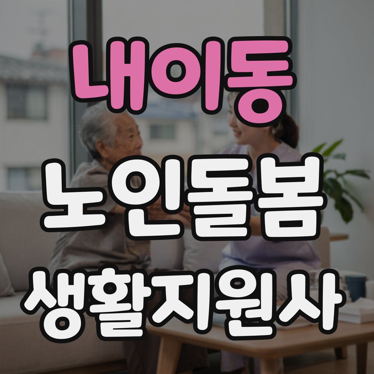 내이동 노인돌봄생활지원사 자격증