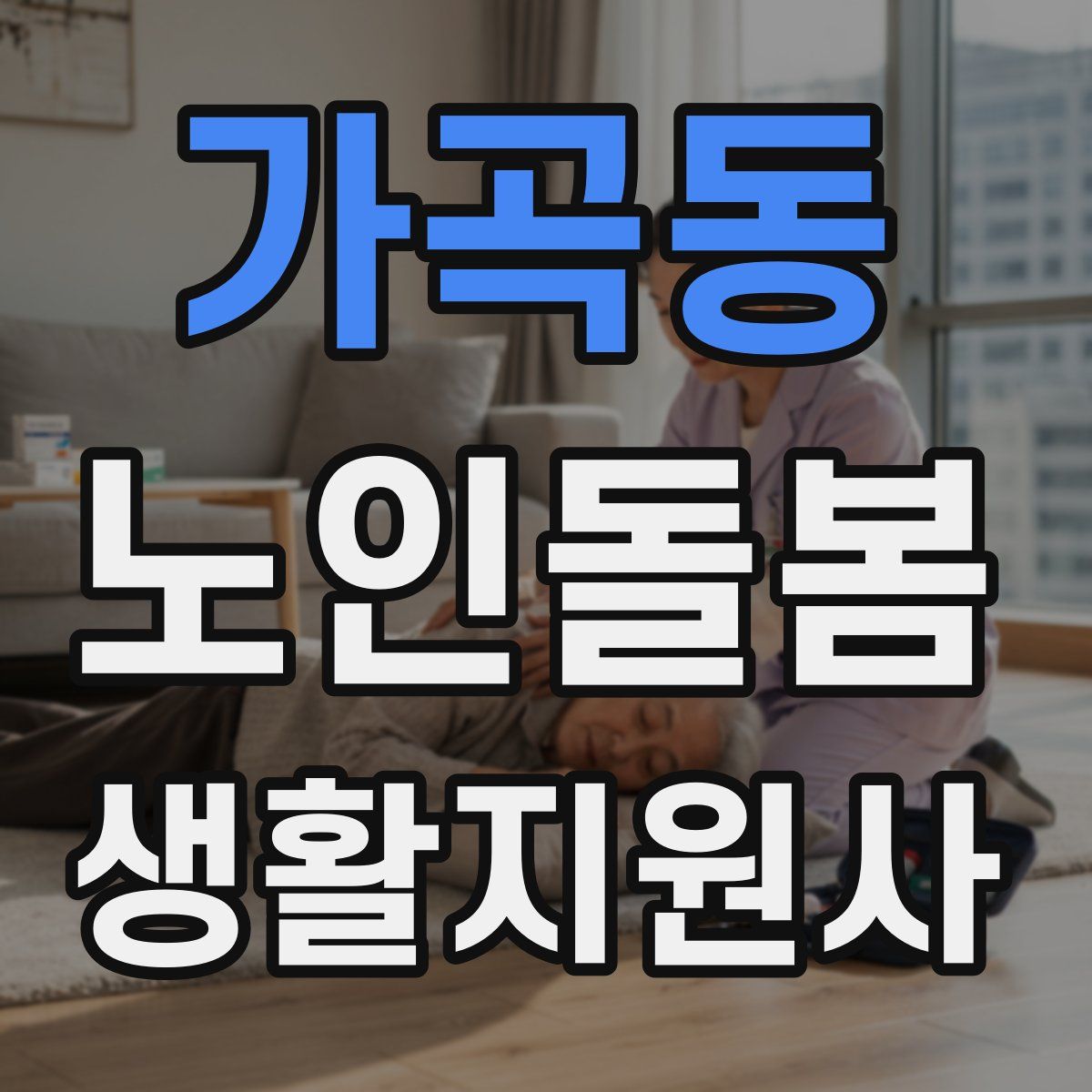 가곡동 노인돌봄생활지원사 자격증