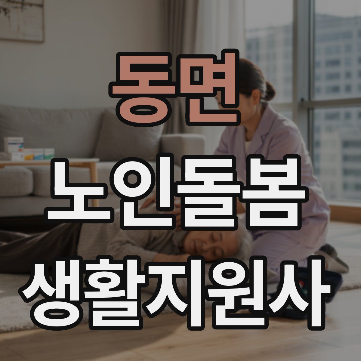 동면 노인돌봄생활지원사 자격증