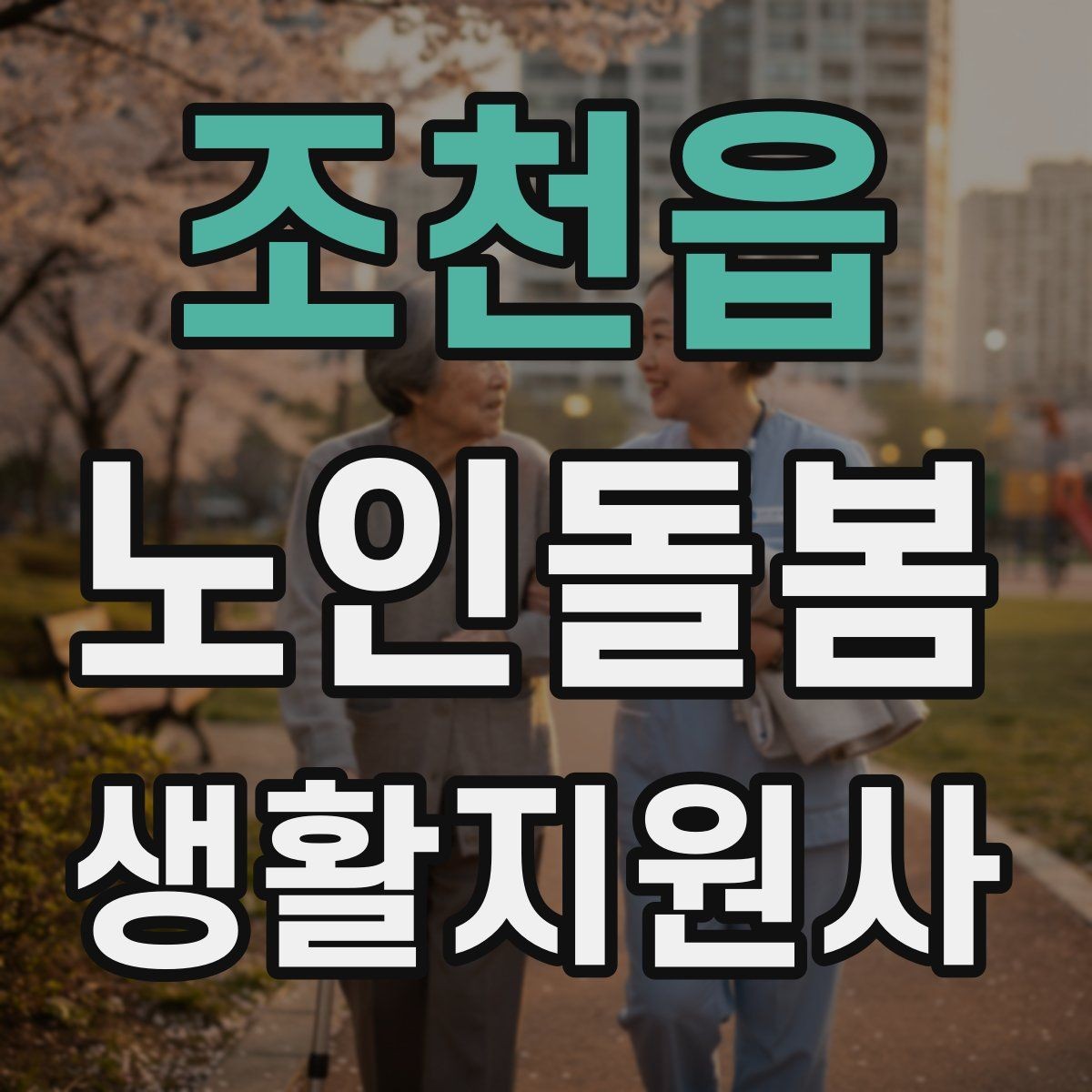 조천읍 노인돌봄생활지원사 자격증 현장 중심으로 준비하는 공부 방법