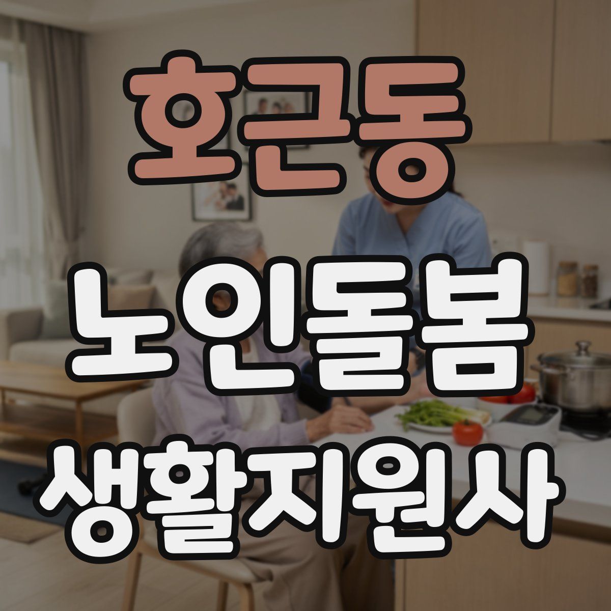 호근동 노인돌봄생활지원사 자격증