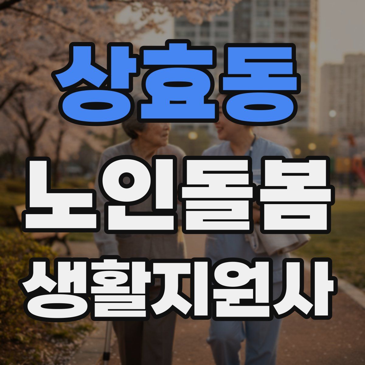 상효동 노인돌봄생활지원사 자격증