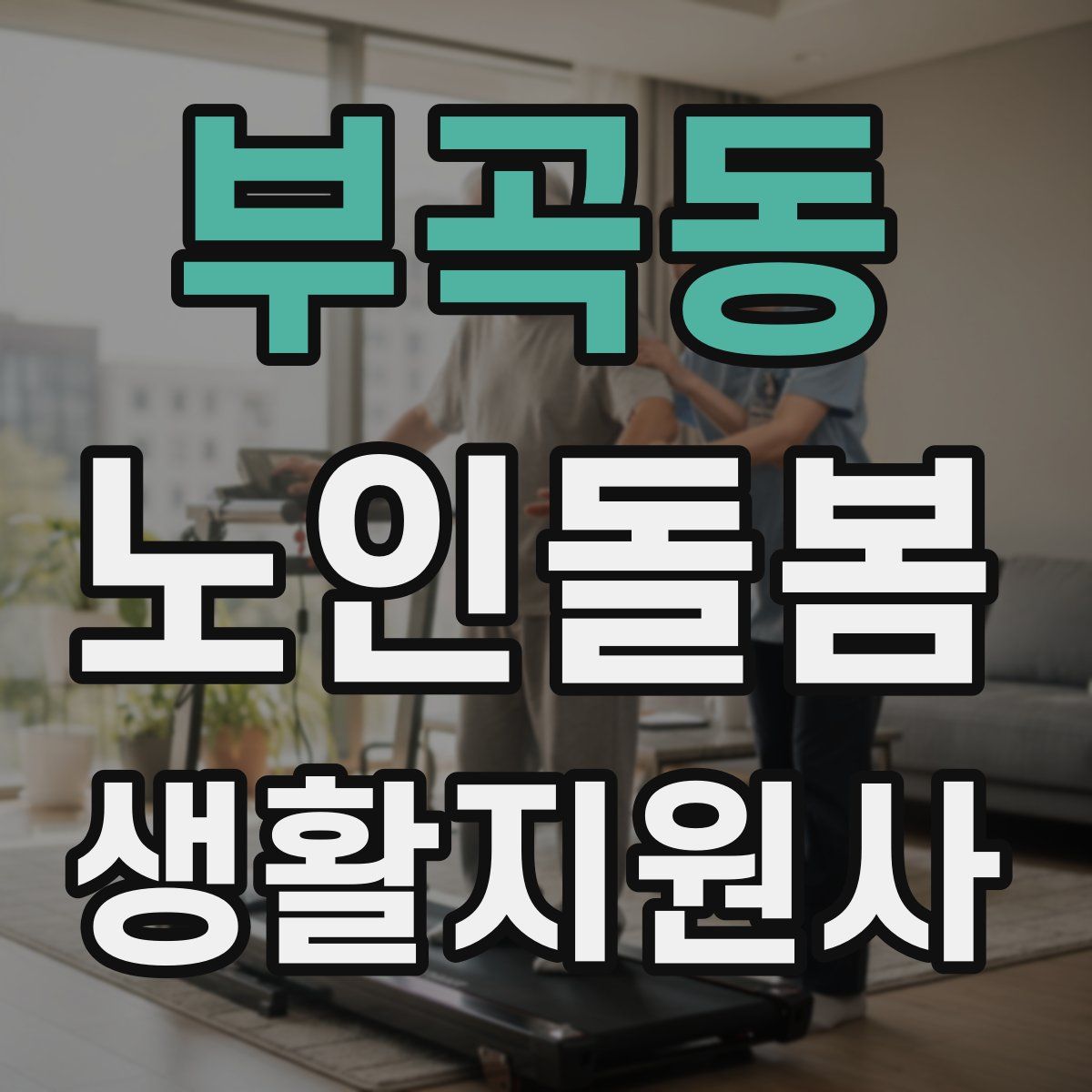 부곡동 노인돌봄생활지원사 자격증