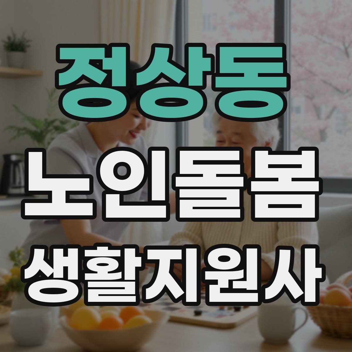 정상동 노인돌봄생활지원사 자격증 취득 후 가능한 활동 범위는 어디까지일까