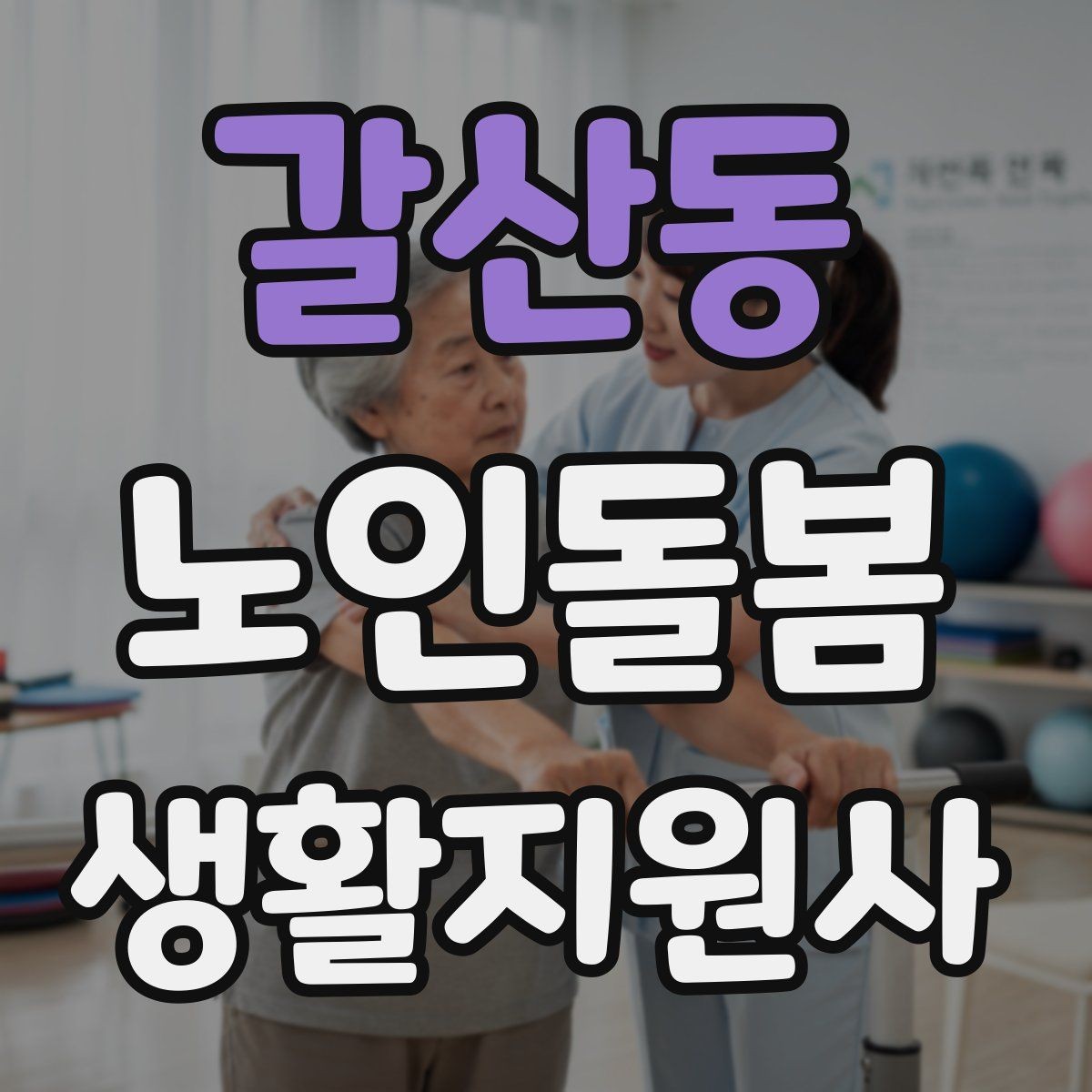 갈산동 노인돌봄생활지원사 자격증 취득 후 가능한 활동 범위는 어디까지일까