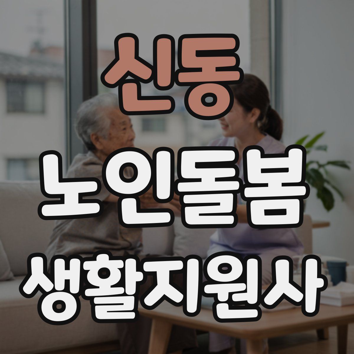 신동 노인돌봄생활지원사 자격증