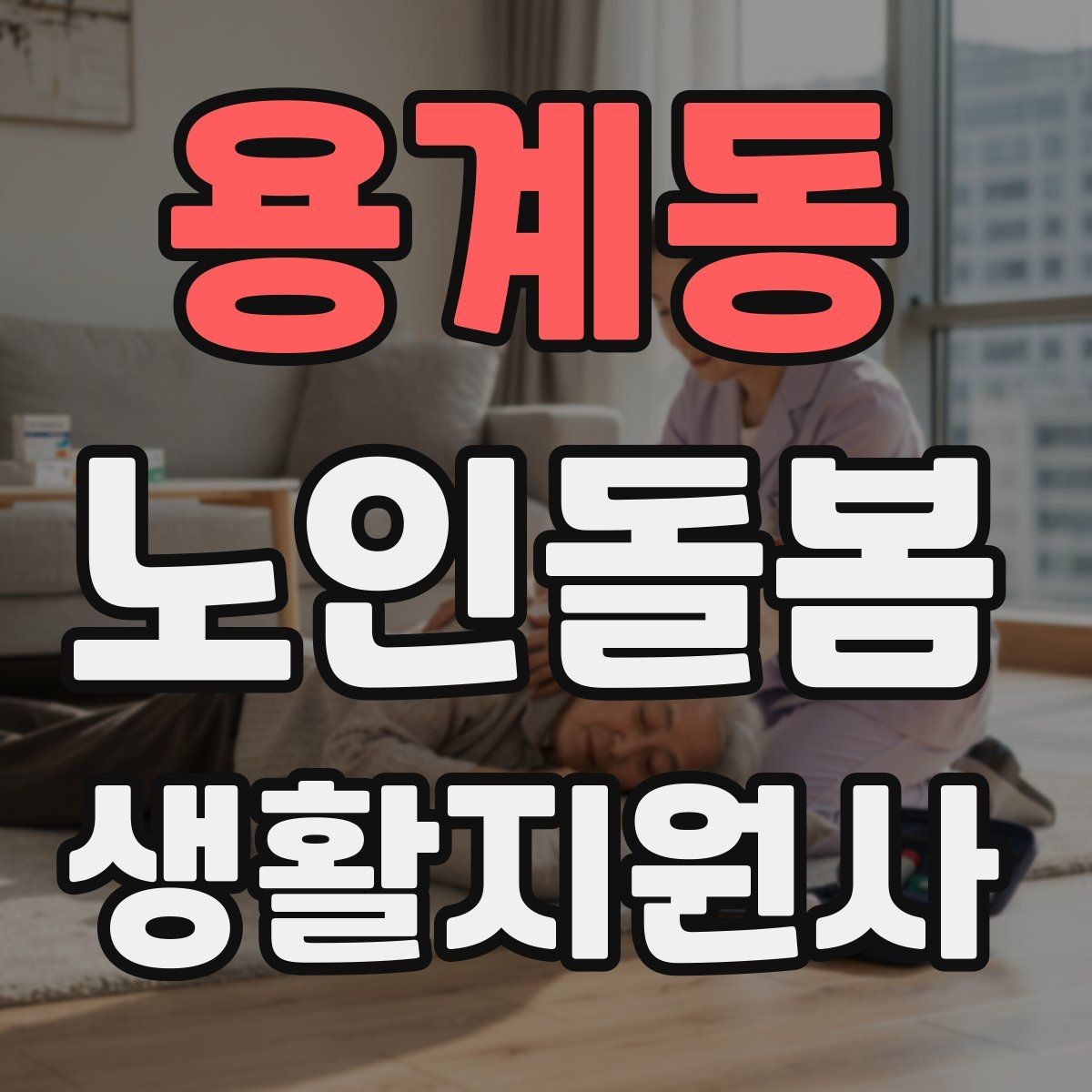 용계동 노인돌봄생활지원사 자격증 정기 통원 일정 관리 팁