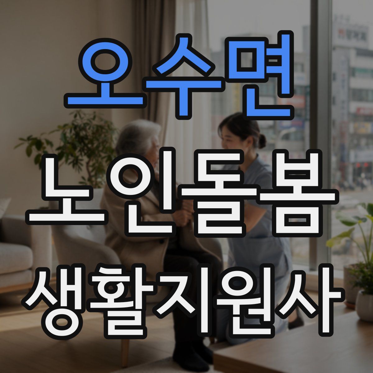 오수면 노인돌봄생활지원사 자격증