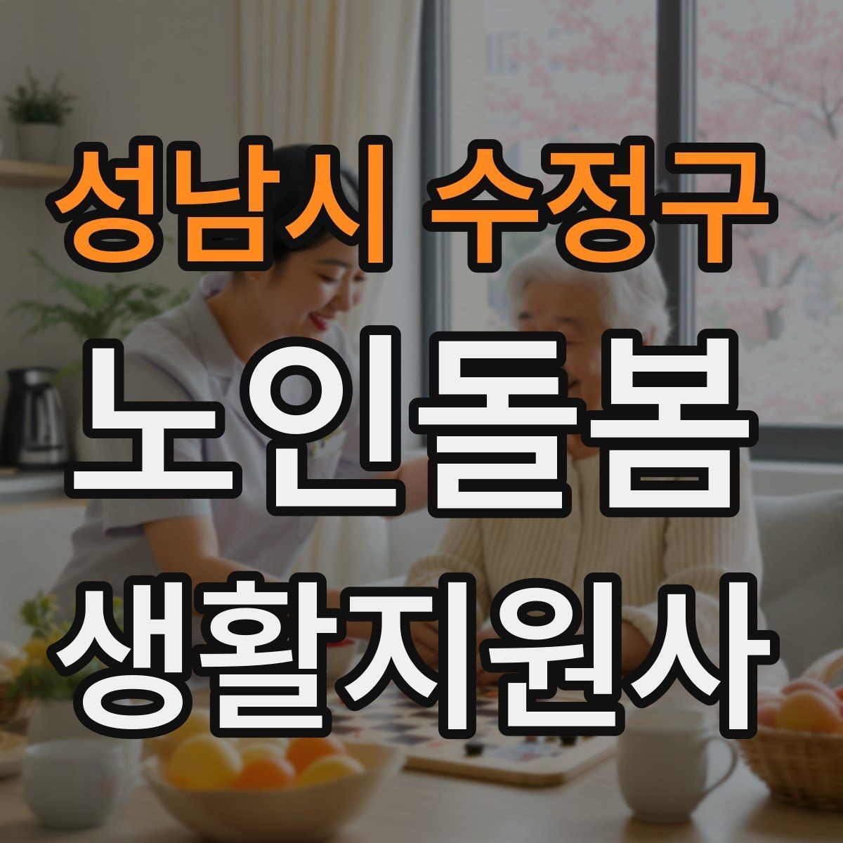 성남시 수정구 노인돌봄생활지원사 자격증 시험 전날 정리해야 할 것만 모아보기