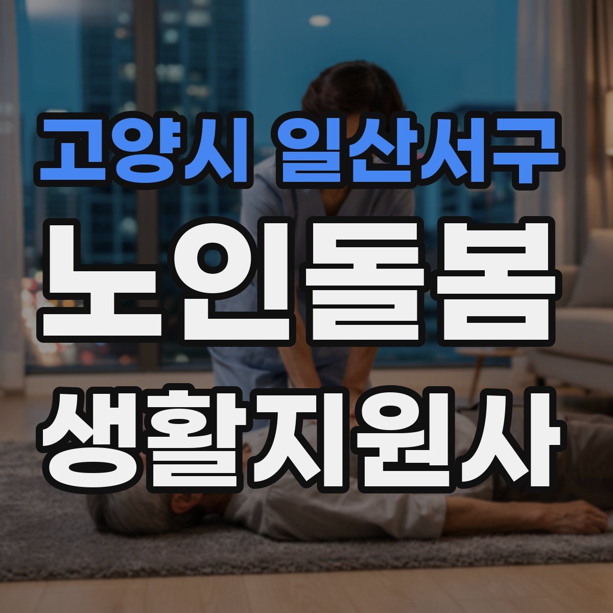 고양시 일산서구 노인돌봄생활지원사 자격증