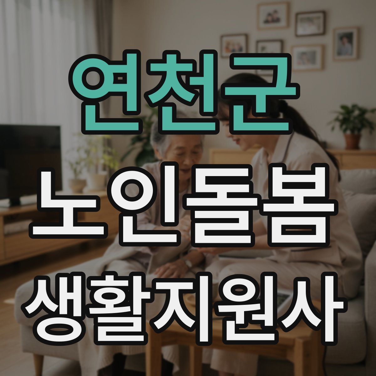 연천군 노인돌봄생활지원사 자격증