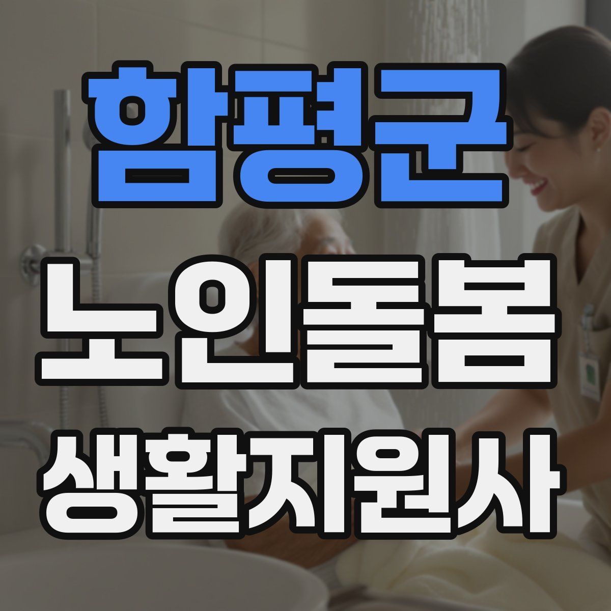 함평군 노인돌봄생활지원사 자격증