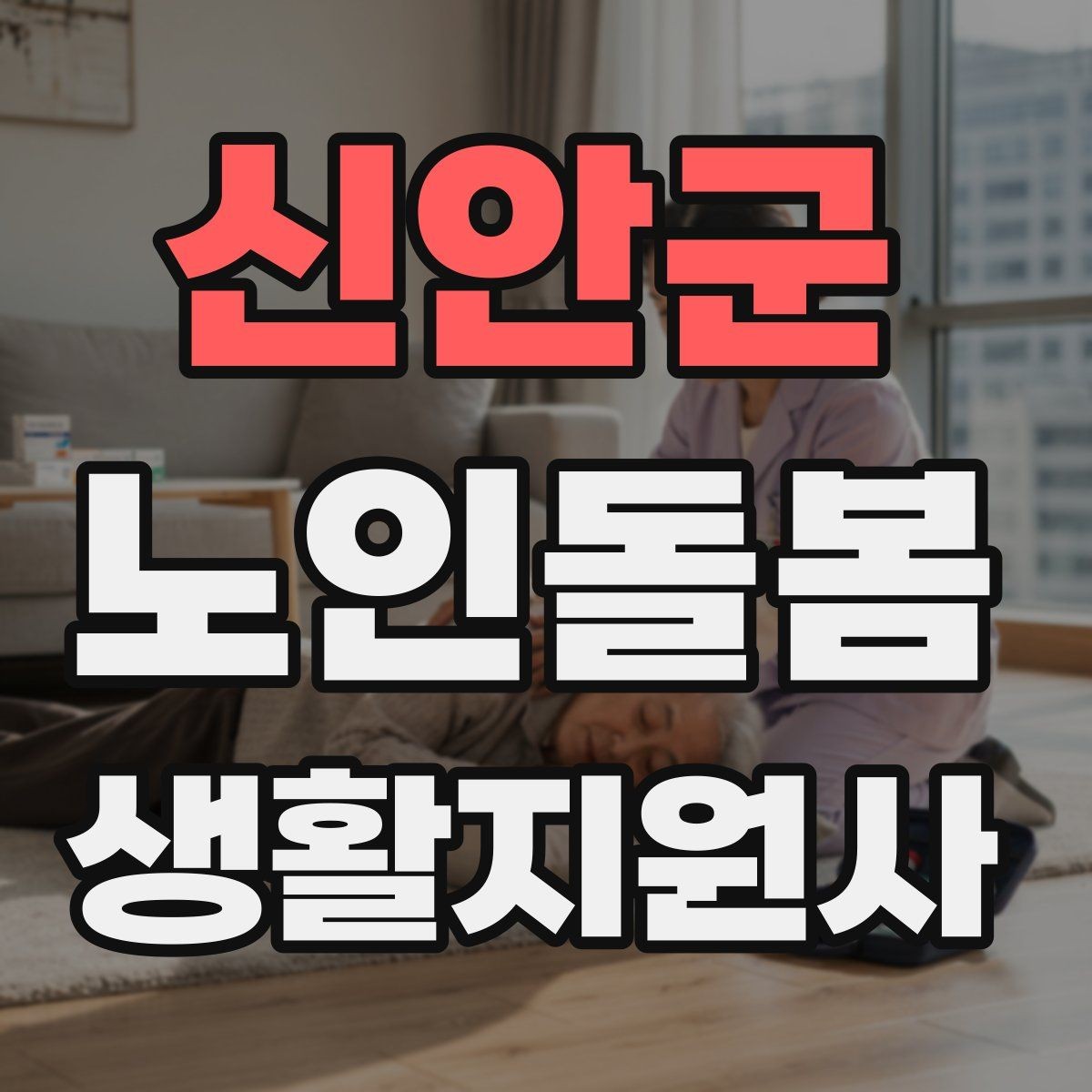신안군 노인돌봄생활지원사 자격증 문 열기 신발 벗기 같은 일상 보조 팁