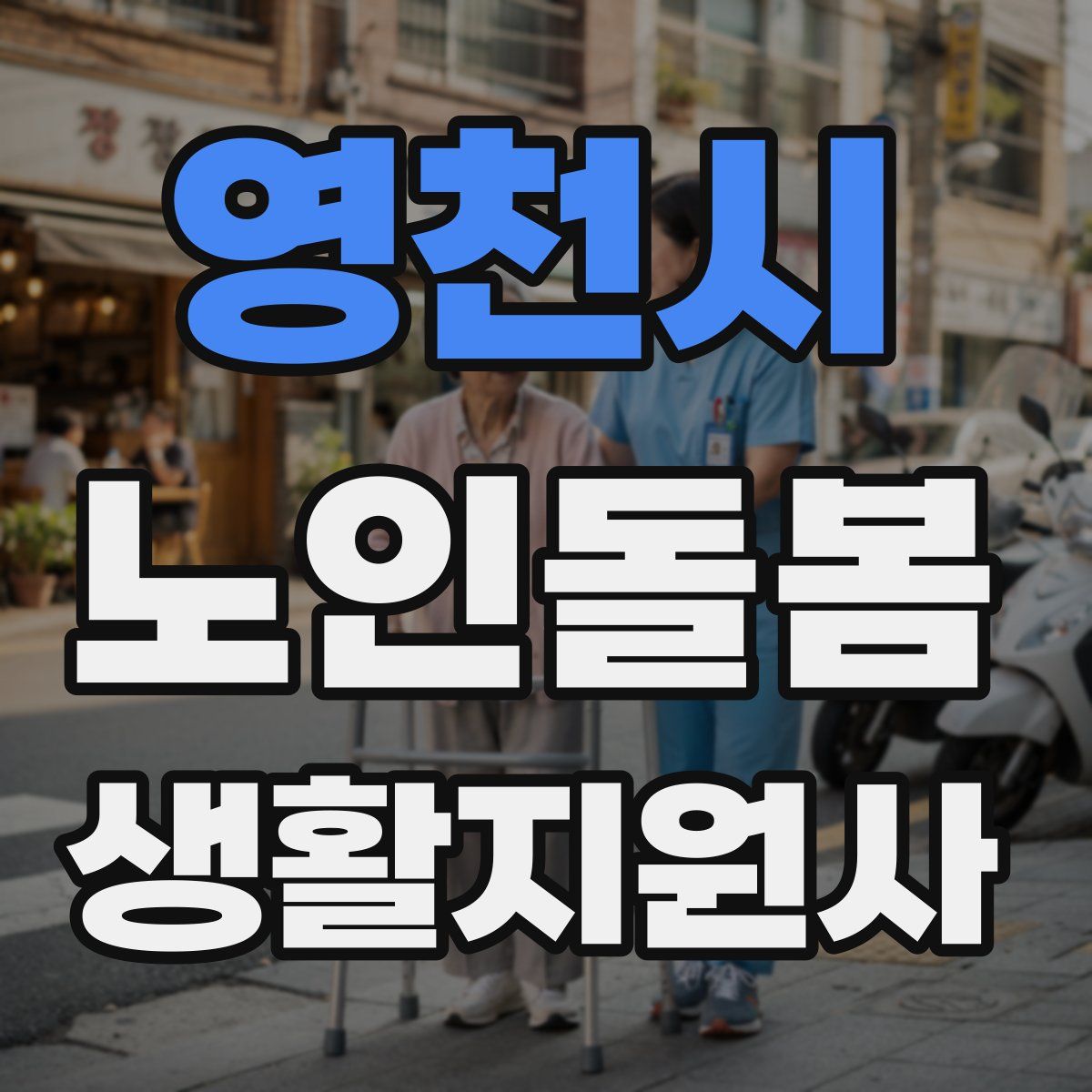 영천시 노인돌봄생활지원사 자격증