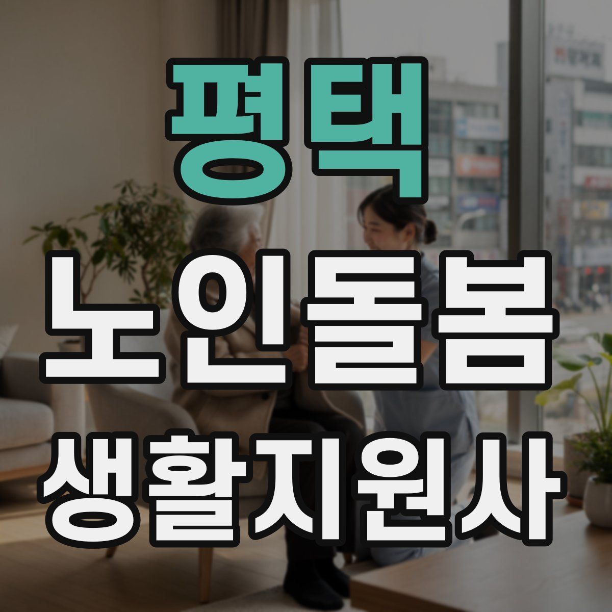 평택 노인돌봄생활지원사 자격증