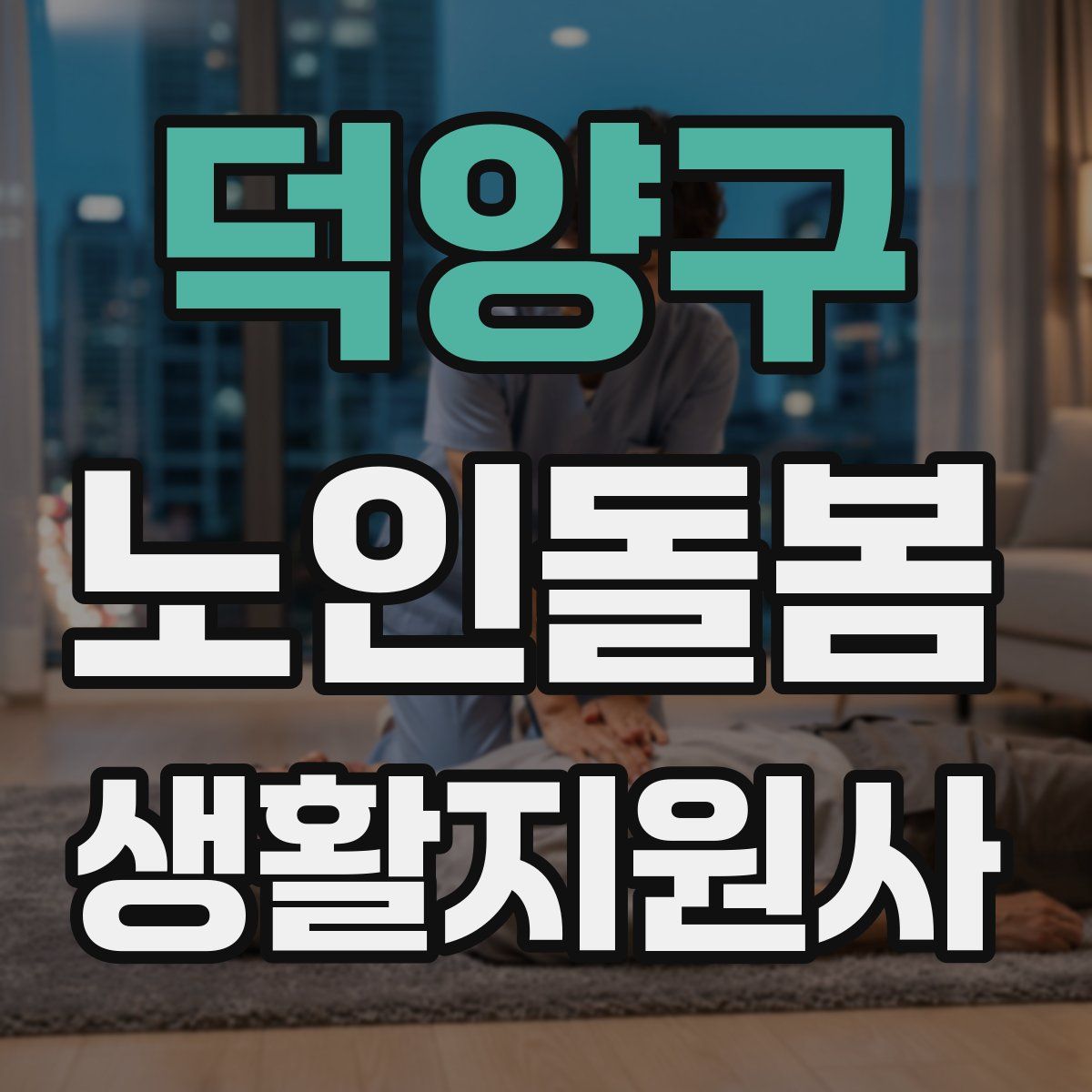 덕양구 노인돌봄생활지원사 자격증