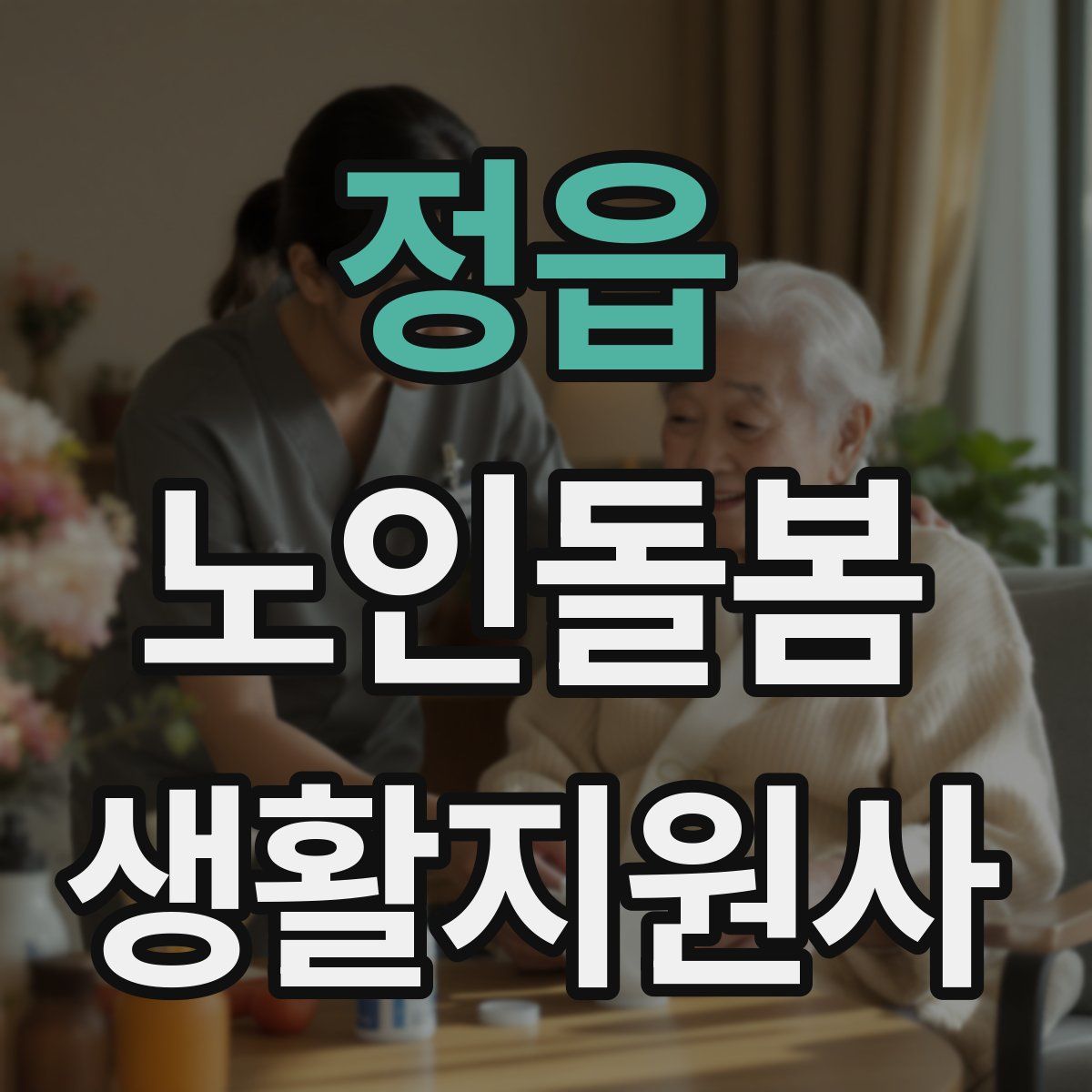 정읍 노인돌봄생활지원사 자격증
