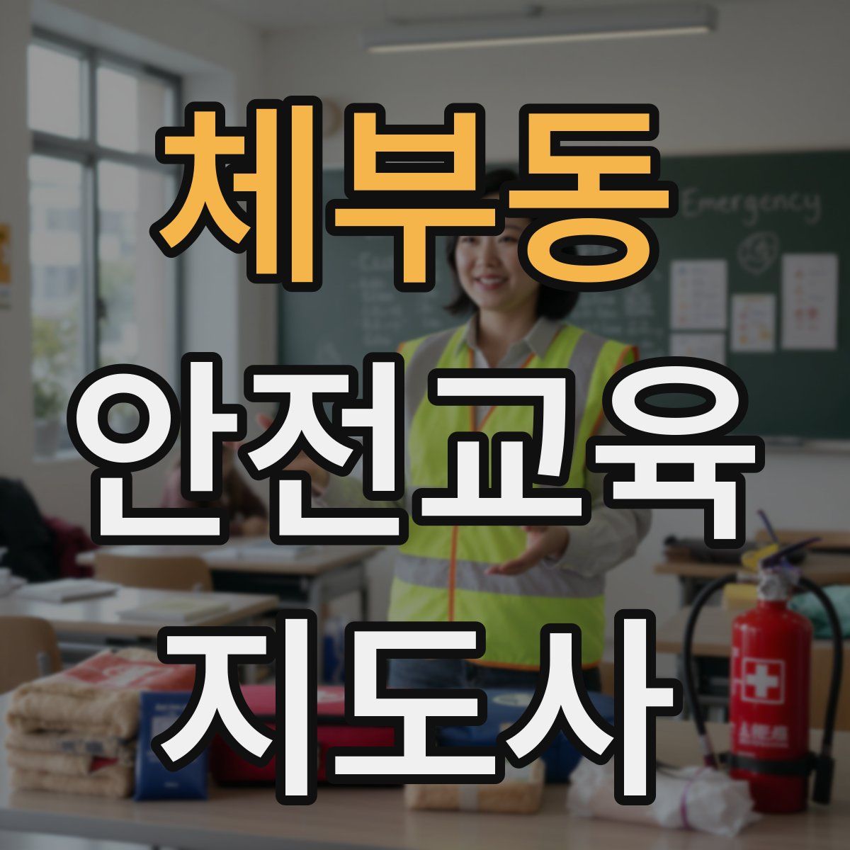 체부동 안전교육지도사 자격증