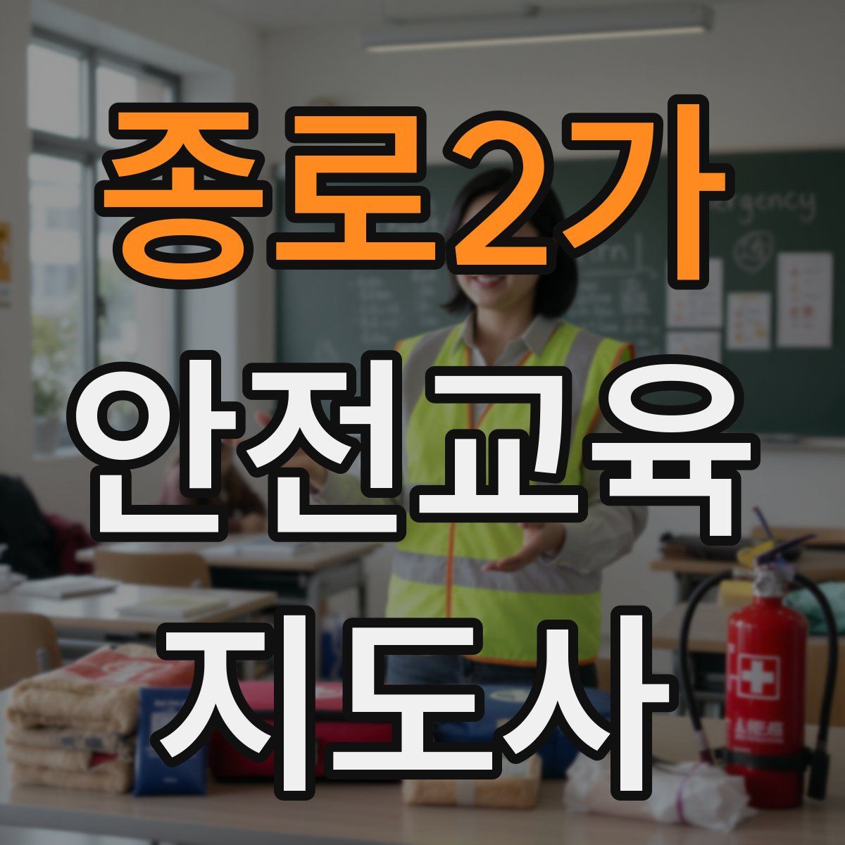 종로2가 안전교육지도사 자격증