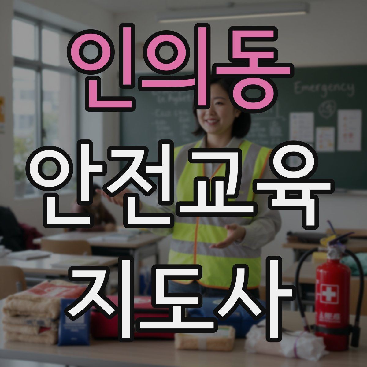 인의동 안전교육지도사 자격증 생활안전 분야로 활동 범위를 넓히는 방법