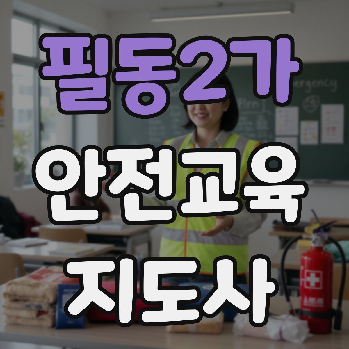 필동2가 안전교육지도사 자격증