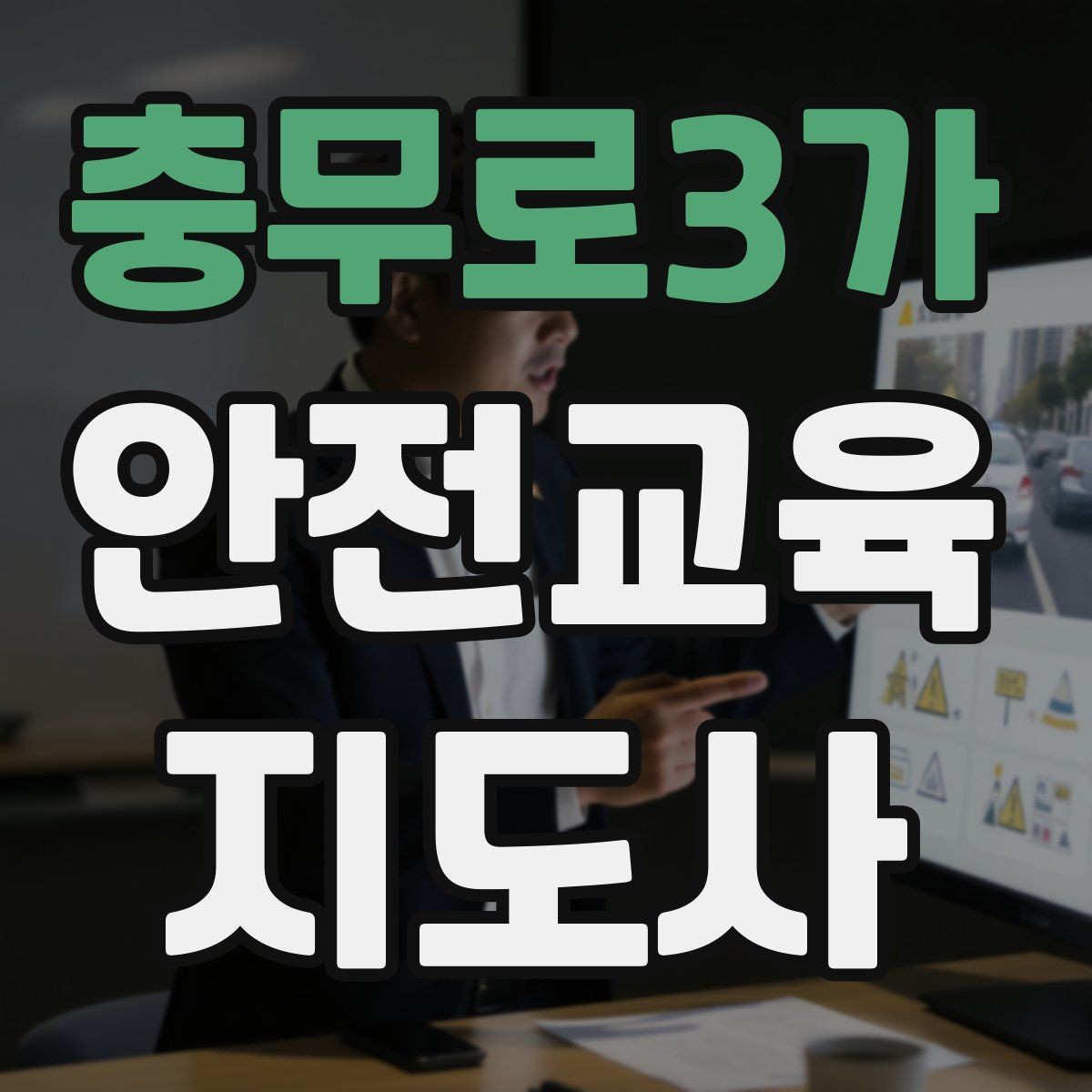 충무로3가 안전교육지도사 자격증 생활안전 분야로 활동 범위를 넓히는 방법